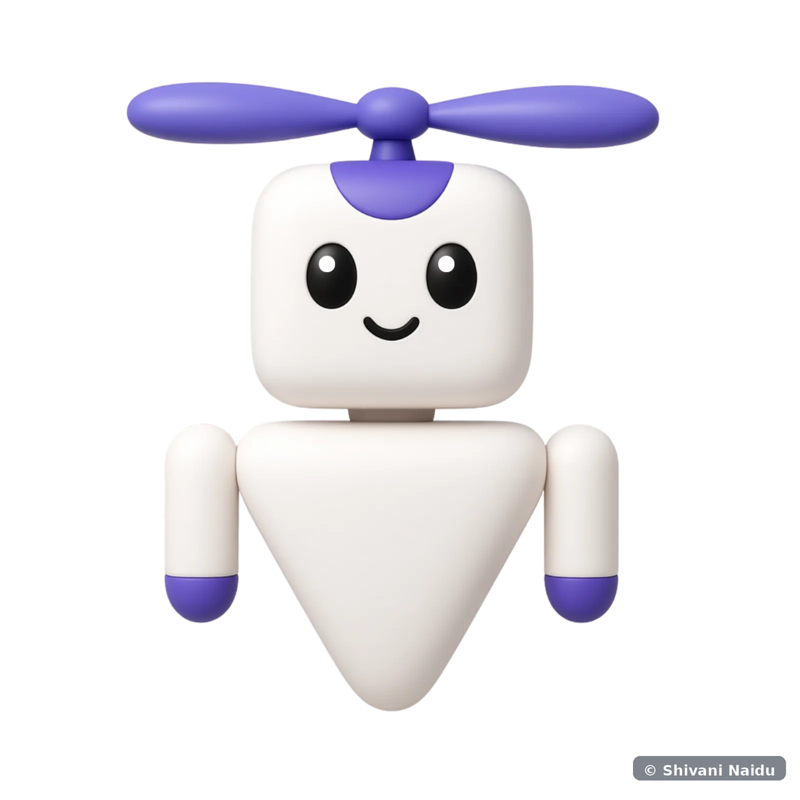 Close-up learning assistant robot variation
